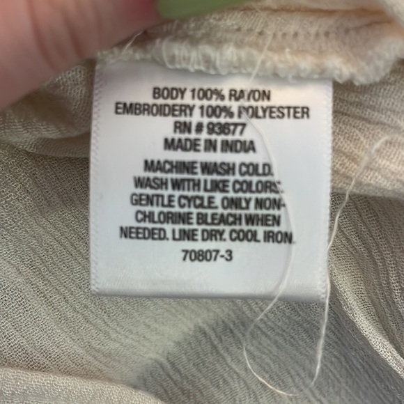 Airy sleeveless blouse XS - Picture 5 of 5